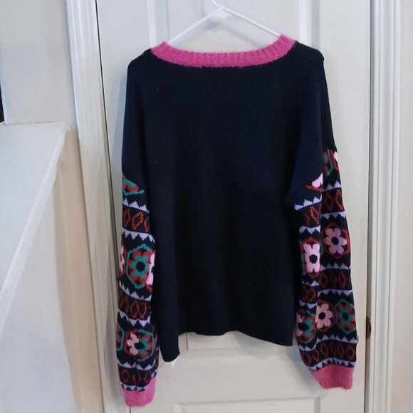 Christmas holiday flamingo sweater size XL - Picture 5 of 5